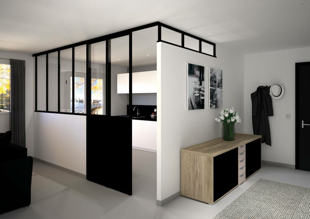 Création d&rsquo;une Verrière sur mesure sut la commune de Coutras proche de Libourne