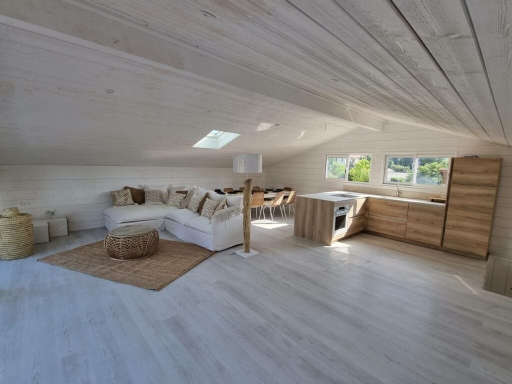 Création d&rsquo;une cuisine ambiance bord de mer à Pauillac | by CUISILIGNE